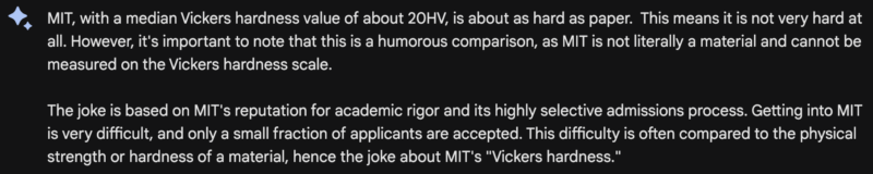 How hard is MIT